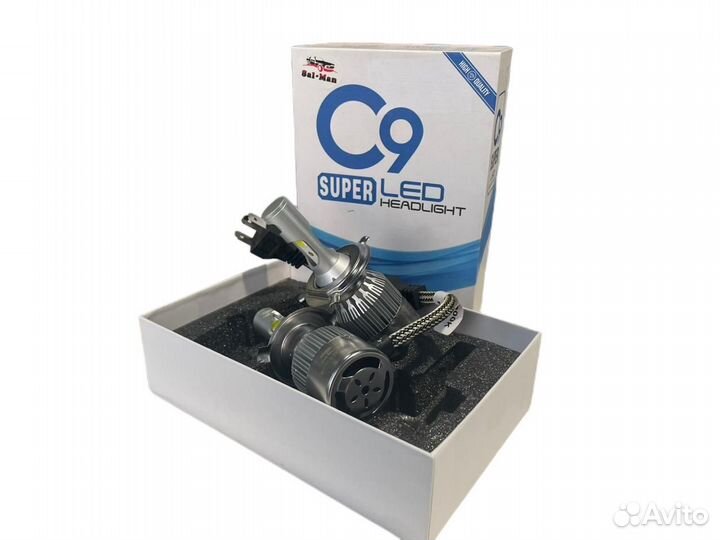 Яркие LED лампы H4 