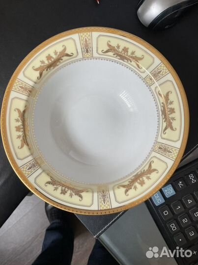 Столовый сервиз yamasen на 12 персон. Золото 24К