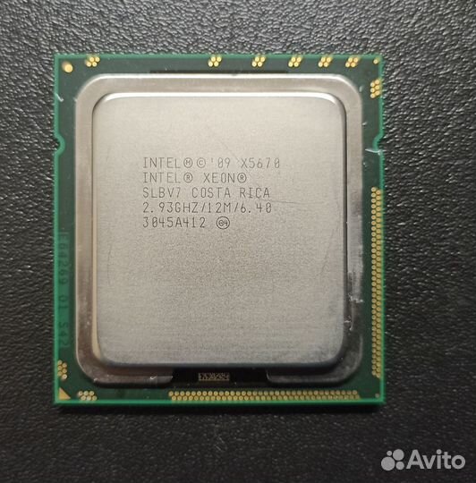 Процессор Intel Xeon x5670 LGA1366 2,93GHz