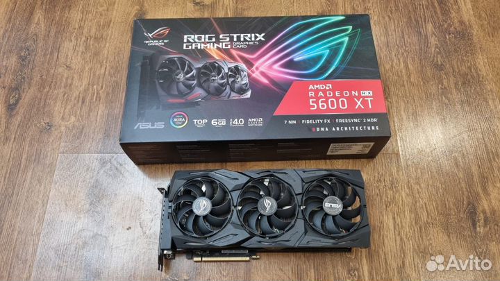 Видеокарта Asus rog strix RX 5600 XT gaming