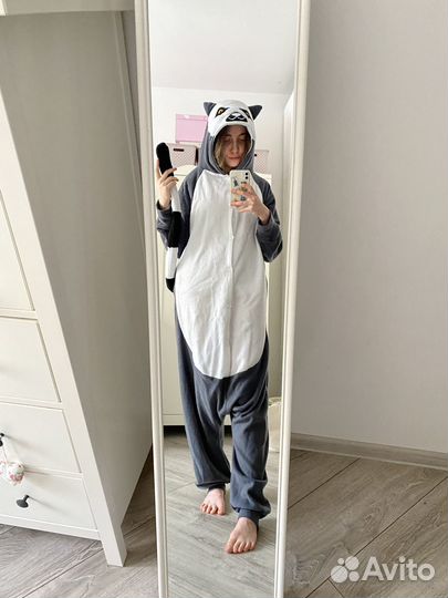 Пижама кигуруми лемур костюм