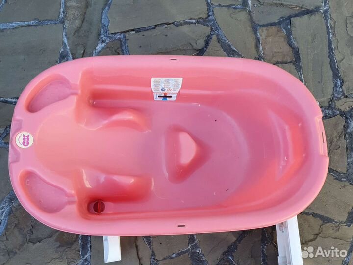 Ванночка для купания с подставкой okbaby