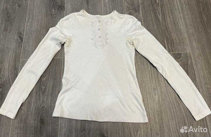 Белые блузки на девочку