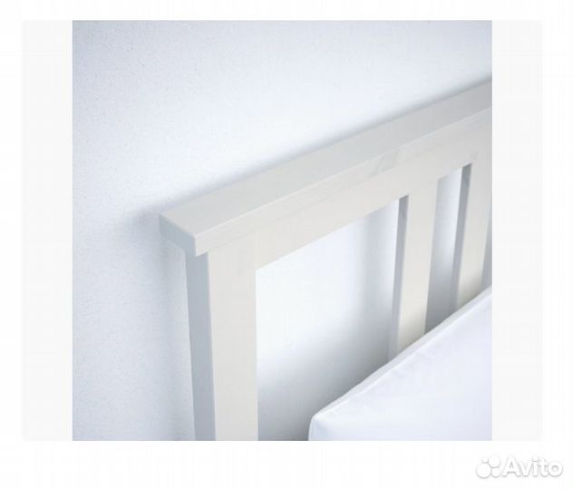 Кровать Кымор с реечным основанием, 160см, белый