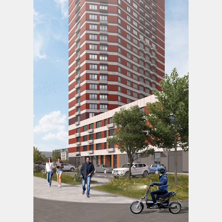 3-к. квартира, 78,3 м², 18/25 эт.