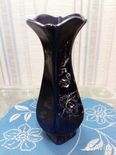 Ваза кобальт СССР