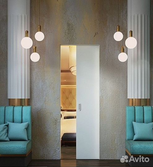 Двери межкомнатные скрытые под покраску, отделку