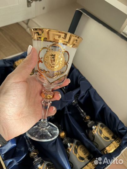 Фужеры бокалы богемия