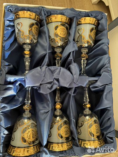 Фужеры бокалы богемия