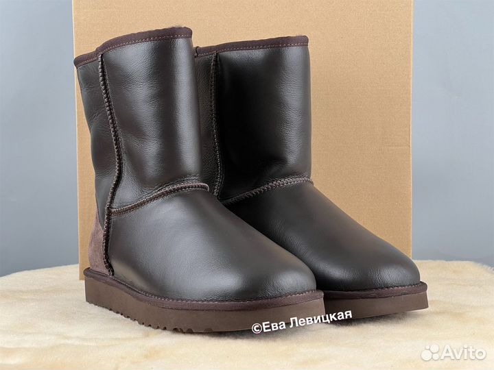 Угги мужские Ugg Mens Classic Short Metallic Choco