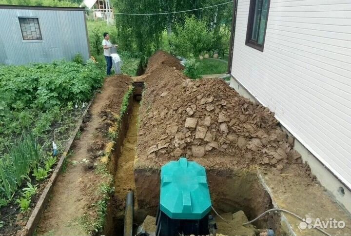 Септик, канализация на дачу под ключ