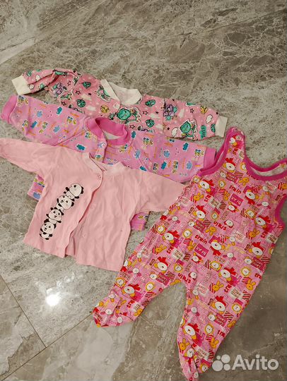 Вещи для девочки 0-1