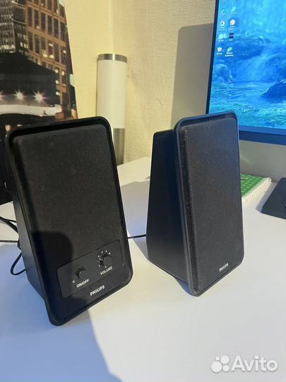 Колонки philips spa 1210/00 для компьютера