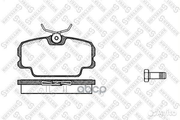 156 010-SX 145 10FDB320571559B колодки диск