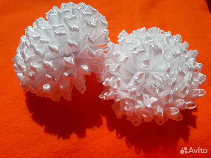 Канзаши.Резинки,бантики,заколки,украшения