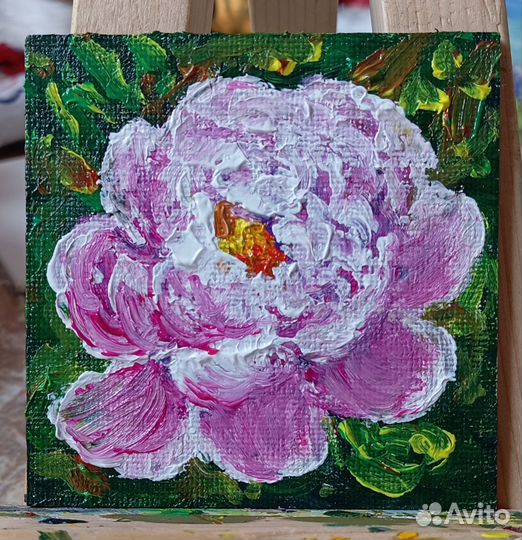 Картина акрилом на холсте