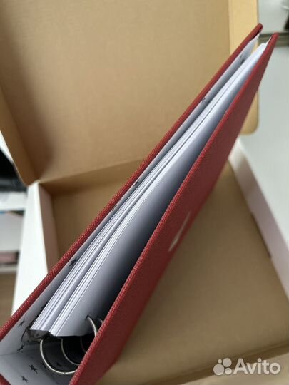 Фотоальбом красный