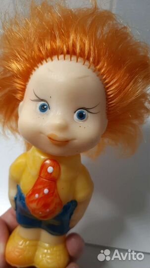 Незнайка резиновая игрушка СССР