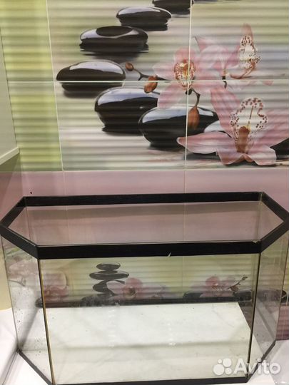 Аквариум 85 литров + аквариумный наполнитель 3,5кг