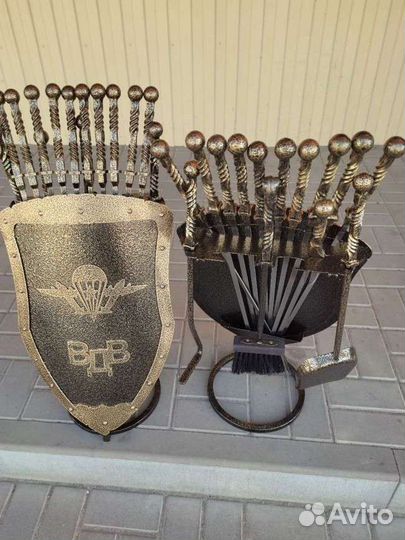 Подарок на день вдв подставка для шампуров