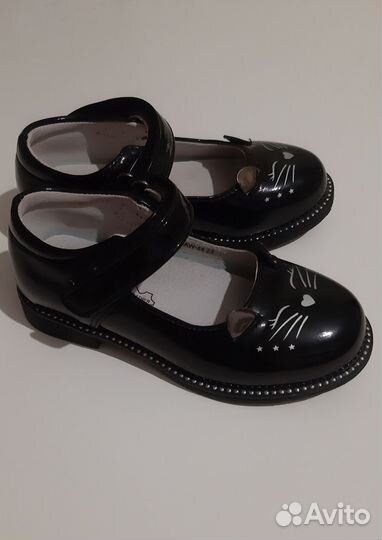 Туфли для девочки Honey Girl, черные