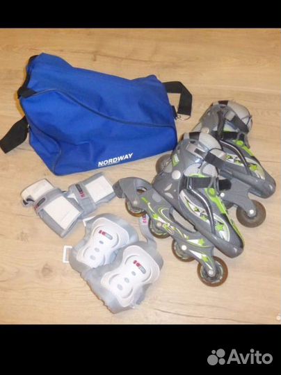 Ролики с комплектом защиты