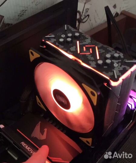 Игровой кулер с подсветкой