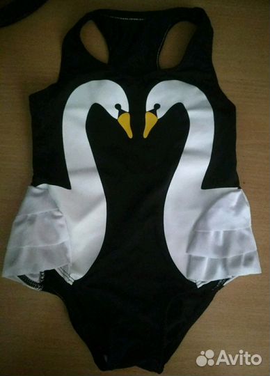 Новый купальник для девочки до роста 110см