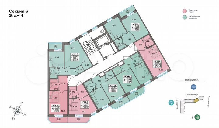 1-к. квартира, 33,6 м², 4/8 эт.