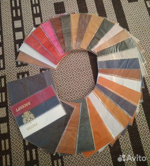 Натуральная кожа обложка на паспорт