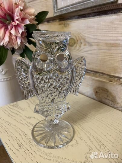 Подсвечник хрустальный СССР 