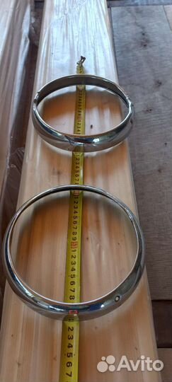 Хромированные накладки на фары