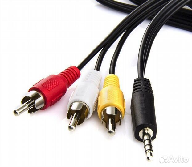 AV Кабель 3,5 шт. на 3RCA 1,5м