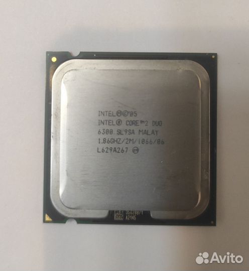 Процессор Intel Core 2 Duo E6300 1.8Ghz/2Mb/1066