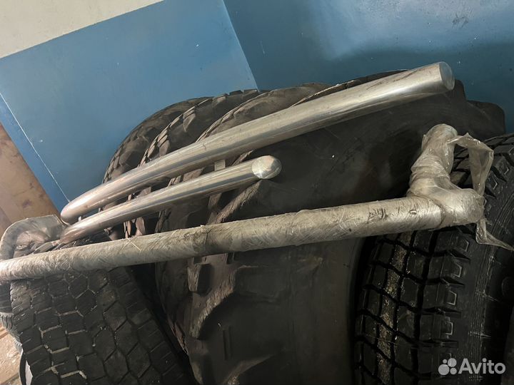 Кенгурятник бампера на hyundai santa fe