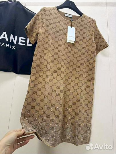 Платье женское gucci со стразами