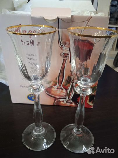 Рюмки для ликера новые Bohemia 6 штук