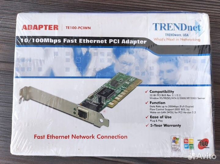 Сетевая карта Trendnet TE100-pciwn
