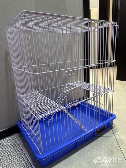 Клетка для грызунов бу (55*37,5*65см)