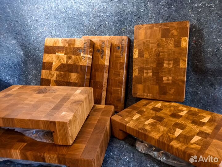 Торцевая разделочная доска 350х250х30мм