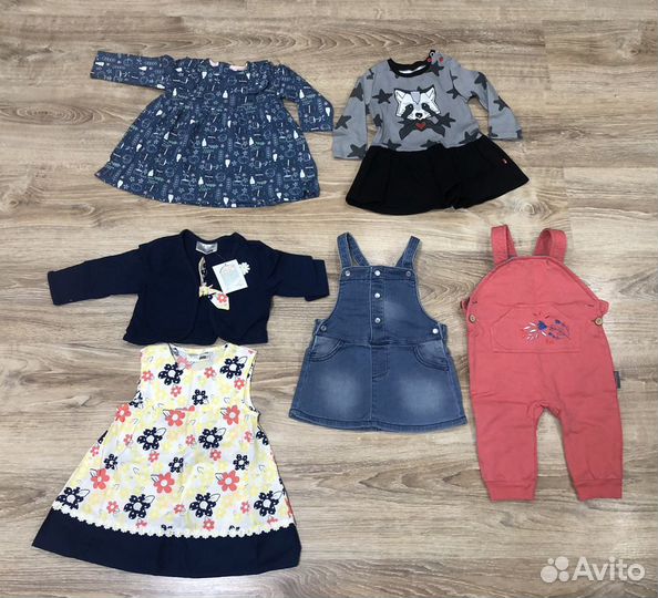 Одежда для девочки 6-9мес (р-р 74)