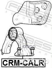 Подушка двигателя задняя crm-calr Febest