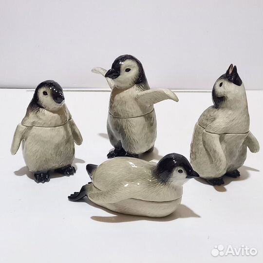 Фарфор Франция статуэтки пингвины