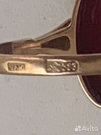 Золотое кольцо 583пробы