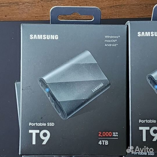 Samsung T9. 4Tb. Оригинал. Из США