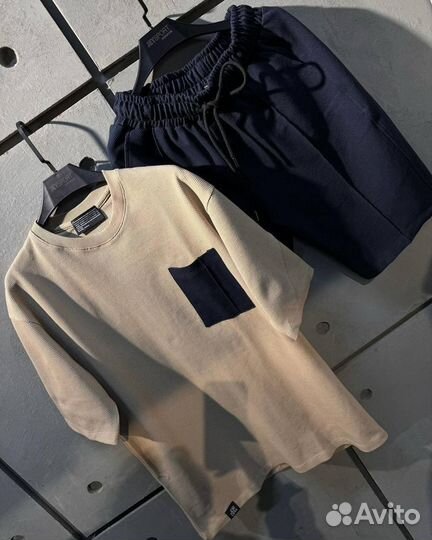 Комплект футбока и шорты (Вафельный )