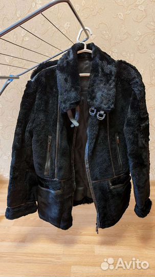 Дубленка натуральная мужская 50 52размер