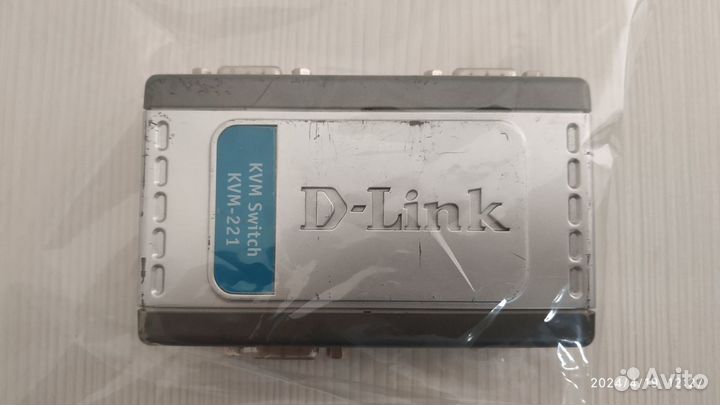 D-Link KVM-221 2-портовый KVM-переключатель