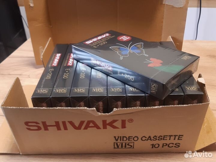Видеокассеты vhs новые