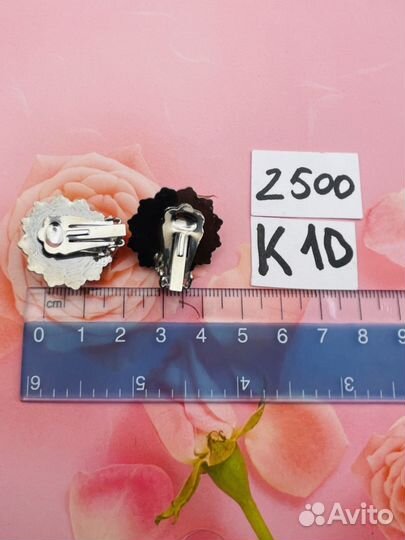 Винтажные клипсы 70 гг США К10 Д